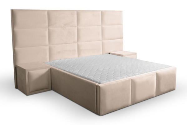 Double bed mattress beds design bedroom furniture interior 180x200cm