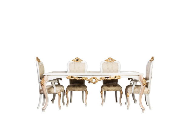 Table Classic Luxury Wood Tables Baroque Rococo Antique Style Dining Living Room