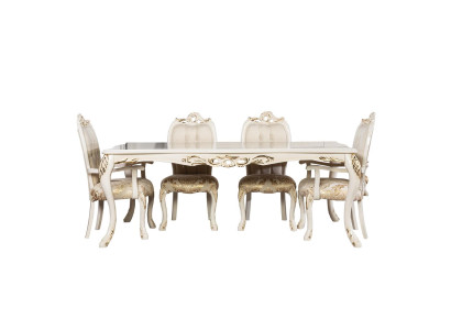 Classic dining table beige design table wood tables furniture living room