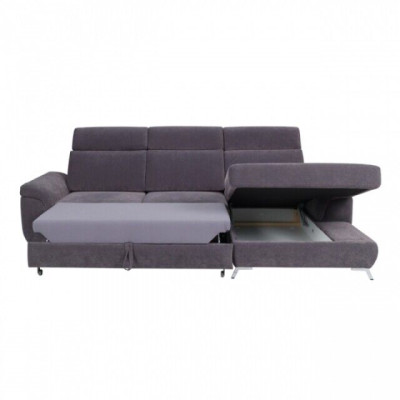 Sleeper sofa upholstered multifunctional living room corner sofa textile seating suite