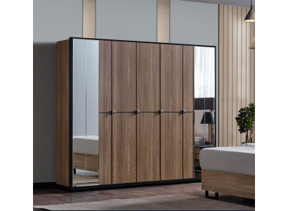Wardrobe Cabinets Closet Design Wood 246 cm Modern Furniture New