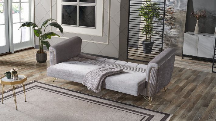 3-seater sofa textile wood modern sofa upholstered couch sofas design luxury grey