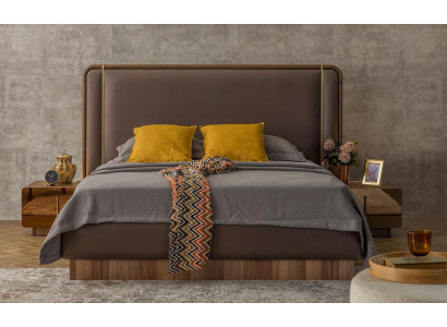 Modern bedroom set bed + 2x nightstands design furniture new 3 pieces.