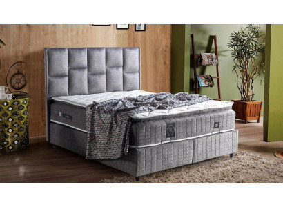 Bed Design Beds Luxury Beige Upholstery Bedroom Furniture Silver 160x200