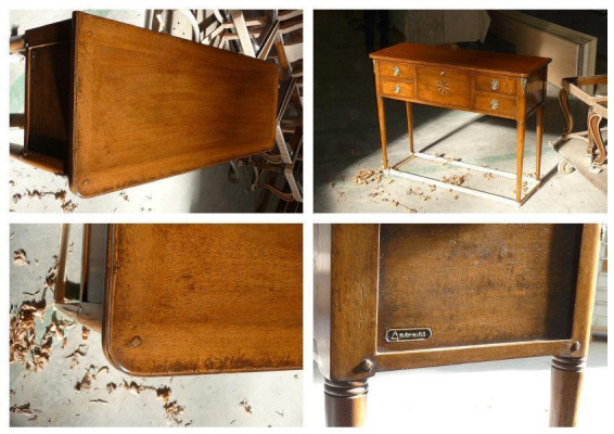 Console side bedroom wooden tables consoles classic nightstand new