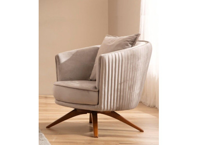 Design armchair couch upholstery luxury 1-seater textile velvet single-seater new