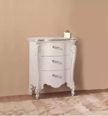 Complete Bedroom Furniture Set White Classic Furniture Set 8-piece new