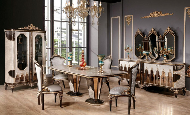 Complete Classic Dining Room Set Luxury Dining Room Dining Table Chairs