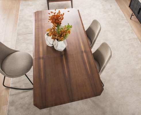 Dining room table dining table table dining nook dining room 205 cm wood brown