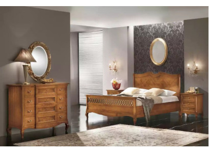 Bed 2x Nightstands Dresser 5-piece Set Bedroom Italian Furniture