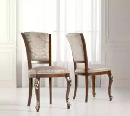 Dining room set 6x chairs dining group wooden upholstered chair luxury chair new