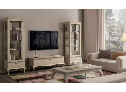 Living room rtv cabinet wall unit cabinets design art deco display cabinet set