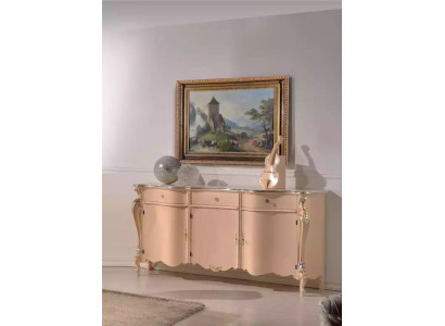 Sideboard dresser luxury beige cabinets wood wooden cabinet cabinet 200x57x100