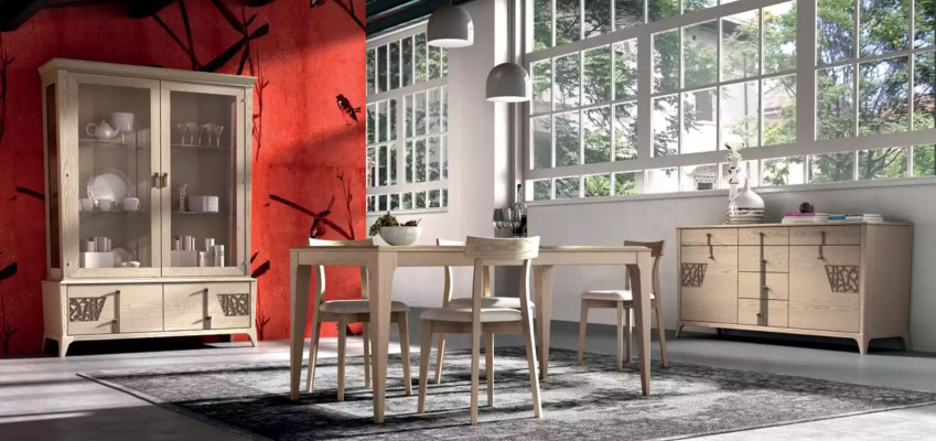 Dining set dining table 6 x chairs set table dining group 7-piece table dining room