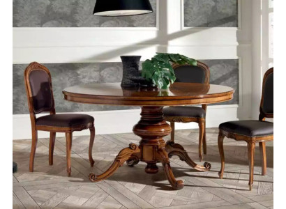 Complete set dining table 4x chairs dining room set dining group wooden table new 5-piece set