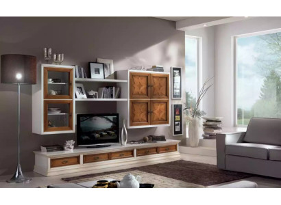 Italian wooden furniture designer sideboard living room wall unit living room cabinet unit