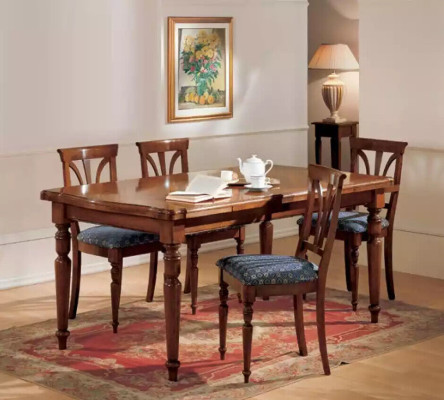 Design dining room chair set tables 4x chairs dining set 5-piece ensemble.