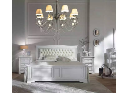 Complete bedroom set bed 2x nightstands 3 pcs. designer luxury