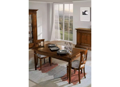 Complete dining table set with 4 chairs, dining room set, dining group, brown table 5-piece set