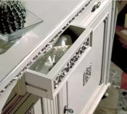 Sideboard Dresser Sideboard Living Room Solid Wood Cabinet Furniture White