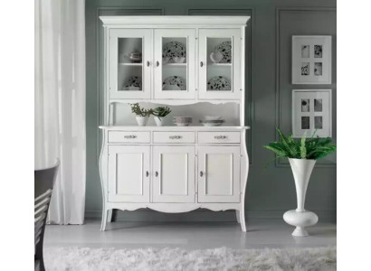 Design furniture Italian white display cabinet wood luxury cabinets classic