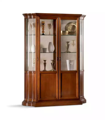 Luxury display cabinet living room furniture cabinet glass showcases designer sideboard
