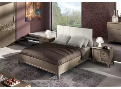 Design bedroom sets bed 2x nightstands classic luxury furniture