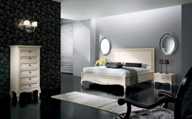 Bed 2x Nightstands 3-piece Bedroom Set Furniture Modern Luxury Beds