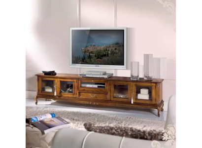 Exclusive Furniture Classic Style Wood Luxurious TV Stand Lowboard