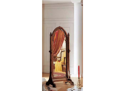 XXL mirror with wooden frame, large wall mirror, floor mirror, standing mirror