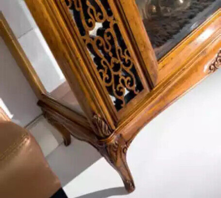 Showcase Italian Luxury Furniture Display Sideboard Glass Cabinet Design
