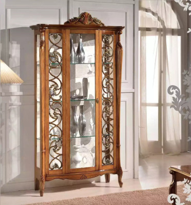 Luxury showcase extraordinary furniture cabinet display case glass wood cabinets