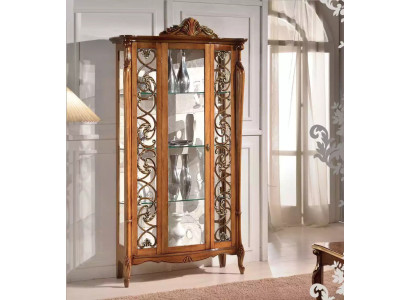 Luxury showcase extraordinary furniture cabinet display case glass wood cabinets