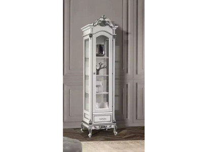 Display Cabinet Glass Living Room White Design Italian Furniture New