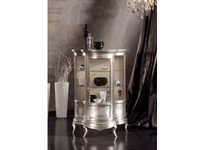 Design furniture wood classical display cabinet shelf Italian furniture