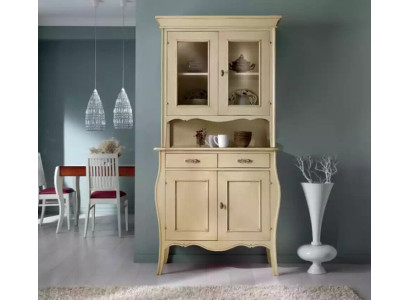 Glass cabinet display luxury cabinet wood style furniture glass cabinets new