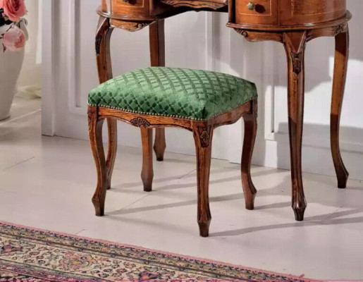 Brown dressing table mirror stool bedroom set stool chests of drawers