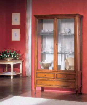 Classic display cabinet living room display cabinet Italian furniture new
