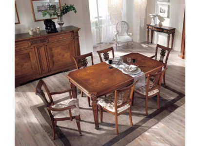 Classic design dining table wood dining room set brown tables new