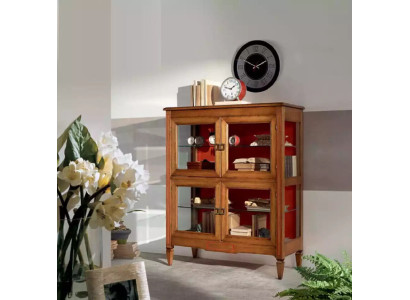 Showcase Design Classic Display Case Luxury Living Room Italian Furniture