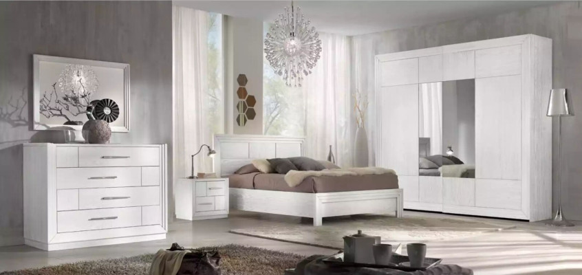 Modern sideboard 2-piece set style, modern sideboard, mirror, Italian furniture