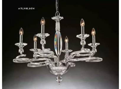 Crystal glass chandelier lamp hanging light classic chandelier