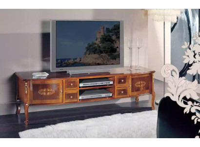 Classic TV stand RTV wood living room brown furniture sideboard dressers
