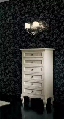 Chest of drawers wood Italian style furniture luxury white sideboard new