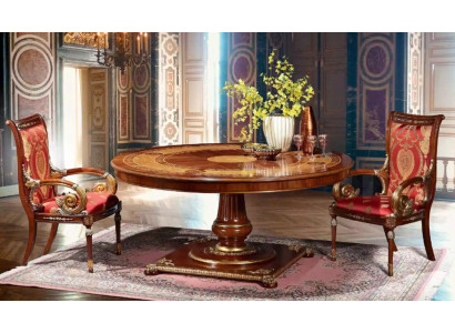 Italian designer furniture table dining room dining tables round brown tables new