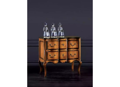 Chest of drawers with 2 drawers sideboard wood cabinet chests brown new