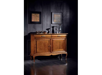 Classic Sideboard Brown Living Room Chest of Drawers Luxury Shelves Furniture New