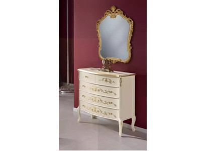 White Classic Living Room Wooden Dresser Console Drawers New Design
