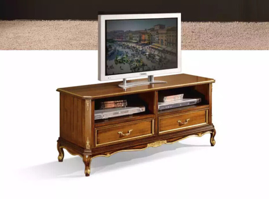 Classic Brown TV Stand High-Quality Sideboard Living Room Furniture