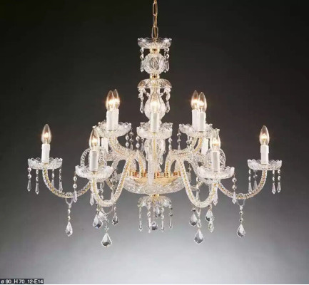 Luxury chandelier crystal pendant ceiling light modern